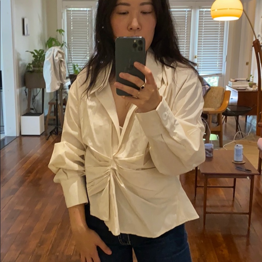 Linen cotton blend blouse by Jacquemus